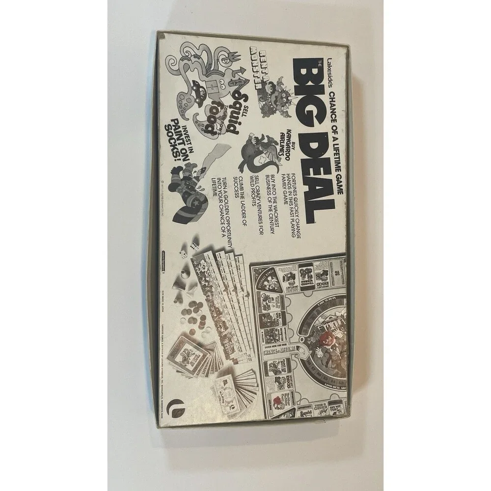 1977 Lakeside Games Big Deal Chance of a Lifetime Board Game Excellent Condition